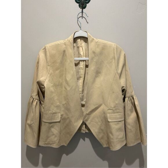 Ulla Johnson Women's Tan and Cream Jacket - Picture 1 of 14